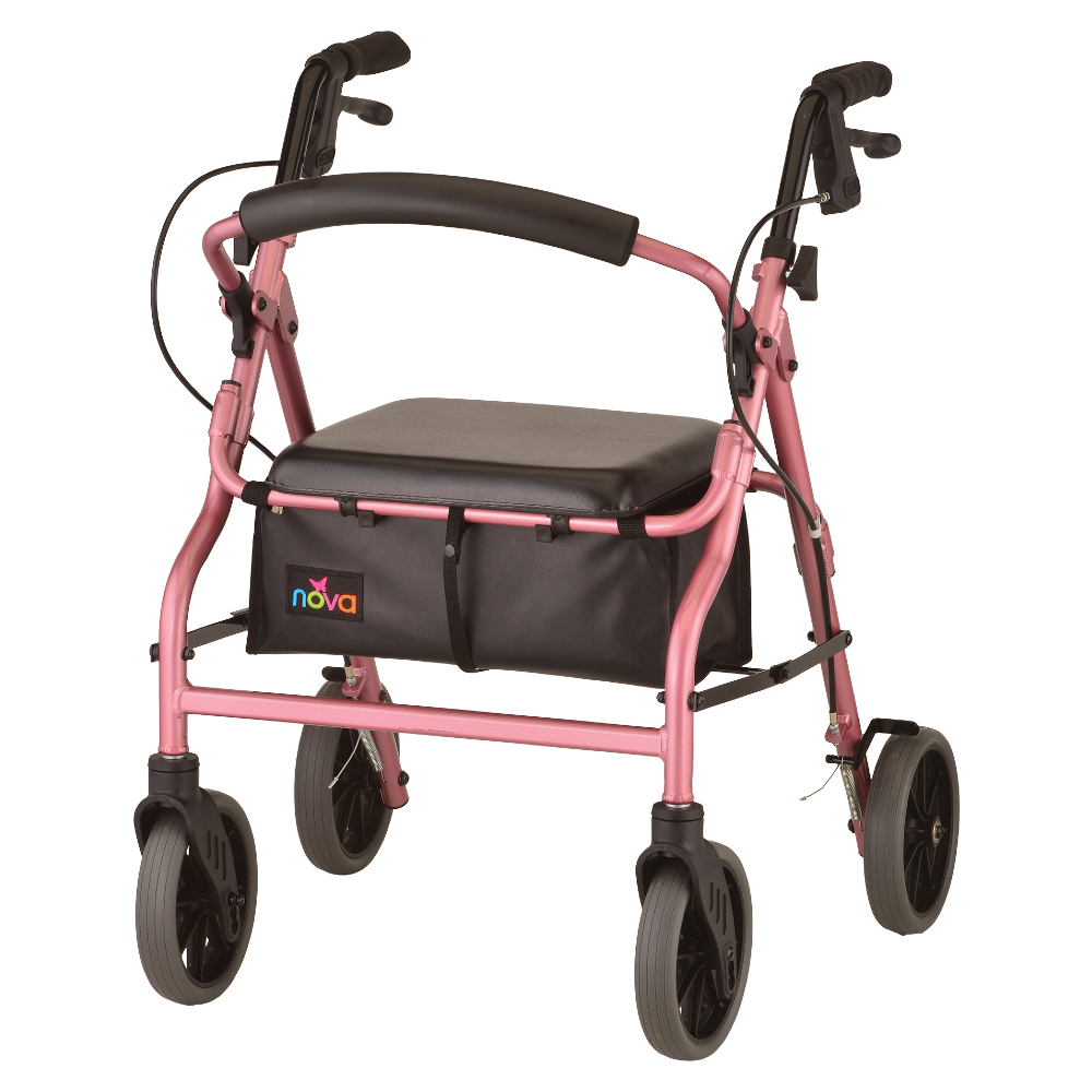 Click to view ZOOM 20 ROLLING WALKER PINK